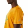 Herren Kurzarm-T-Shirt Asics Fujitrail Logo Orange