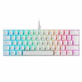 Keyboard Mars Gaming MKMINIWBES Spanish Qwerty RGB White