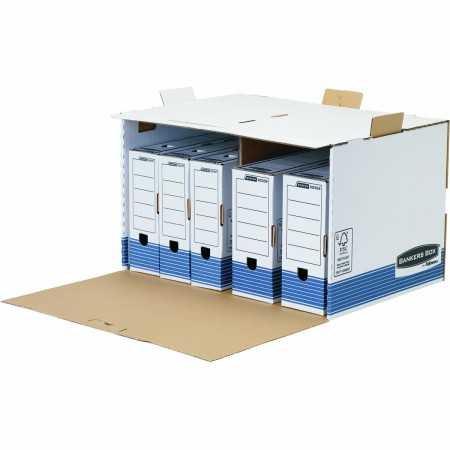 Filbox Fellowes Blå Vit (33,5 x 55,7 x 38,9 cm)