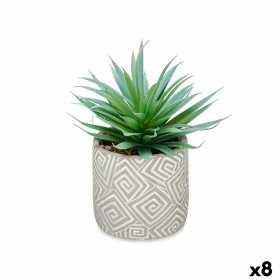 Decorative Plant Succulent Wood Plastic 17 x 21 x 17 cm (8 Units)