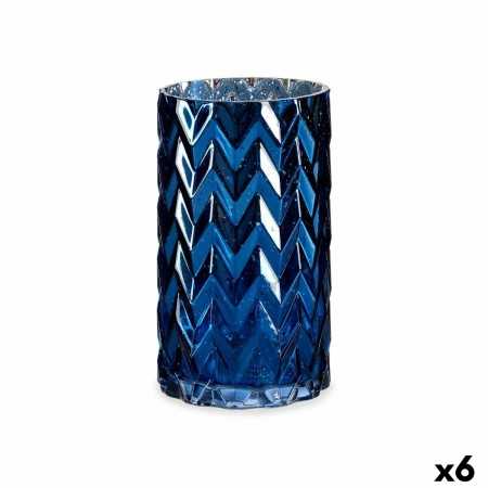 Vas Gravyr Ax Blå Glas 11,3 x 19,5 x 11,3 cm (6 antal)
