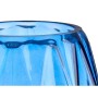 Vase Schnitzerei Rhombusse Blau Kristall 13,5 x 19 x 13,5 cm (6 Stück)