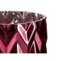 Vase Schnitzerei Stachel Rosa Kristall 11,3 x 19,5 x 11,3 cm (6 Stück)