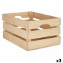 Dekorationslåda furuträ 26 x 18,3 x 36 cm (3 antal)