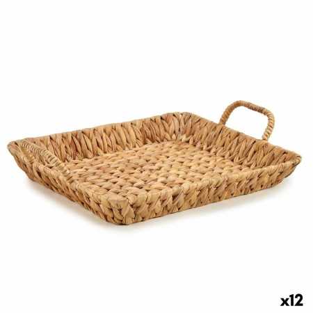 Centerpiece Brown Metal Water hyacinth 44 x 10 x 32,5 cm (12 Units)