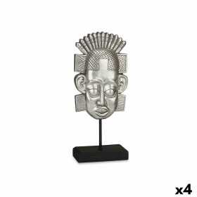 Figurine Décorative Indien Argenté 17,5 x 36 x 10,5 cm (4 Unités)