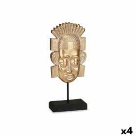 Figurine Décorative Indien Doré 17,5 x 36 x 10,5 cm (4 Unités)