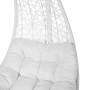 Hängender Gartenstuhl Dido Weiß Rattan 82 x 84 x 132 cm