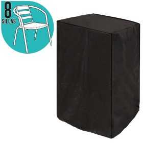 Étui de protection Pour les chaises Noir PVC 66 x 66 x 170 cm