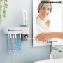 Stérilisateur Brosse à Dents UV avec Support et Distributeur de Dentifrice Smiluv InnovaGoods Blanc (Reconditionné B)