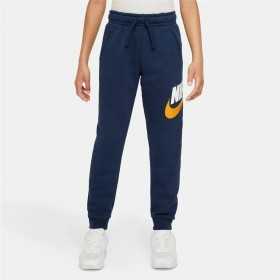 Long Sports Trousers Nike Sportswear Club Fleece Blue Dark blue