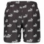 Men’s Bathing Costume Puma Logo Aop N1 Black