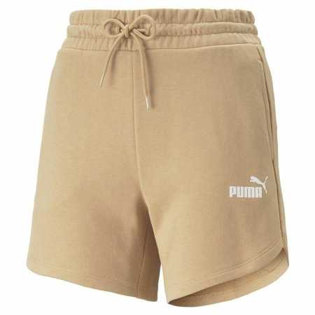 Short de Sport Puma Essentials 5" High Waist Beige