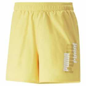 Men's Sports Shorts Puma Ess+ Logo Power Yellow