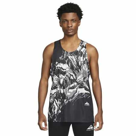 Tanktop Nike Trail Rise Grau Schwarz Herren