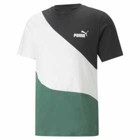 T-Shirt Puma Power Cat grün Herren