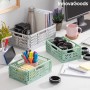 Set of 3 Foldable and Stackable Organiser Boxes Boxtor InnovaGoods V0103244 (Refurbished B)