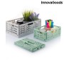 Set of 3 Foldable and Stackable Organiser Boxes Boxtor InnovaGoods V0103244 (Refurbished B)