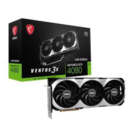 Carte Graphique MSI RTX 4080 16GB VENTUS 3X OC NVIDIA GeForce RTX 4080 16 GB RAM