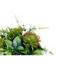 Plante décorative Verre Plastique 25 x 36 x 25 cm (4 Unités)