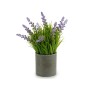 Decorative Plant Lavendar Cement Plastic 12 x 23 x 12 cm (12 Units)