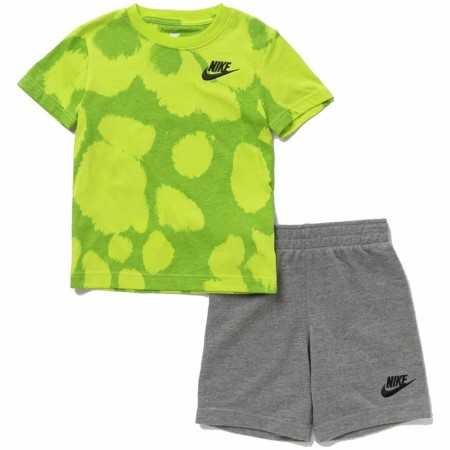 Ensemble de Sport pour Enfants Nike Dye Dot Vert citron