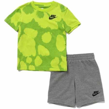 Sportset für Kinder Nike Dye Dot Zitronengrün