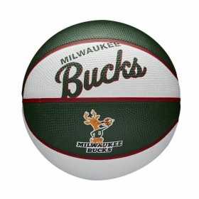 Ballon de basket Mini Wilson NBA Bucks Olive 3