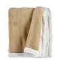 Blanket White Beige 130 x 1 x 170 cm (6 Units)