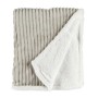 Blanket White Grey 200 x 150 x 1,5 cm (6 Units)