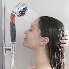 Multifunction Mineral Eco-shower with Germanium and Tourmaline Pearal InnovaGoods Silver polypropylene (Refurbished B)