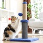 Kratzbaum Massagegerät mit Ball für Katzen Miausage InnovaGoods Bunt Metall 30 x 40 cm (Restauriert B)