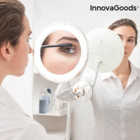 LED magnifying mirror with Flexible Arm and Suction Pad Mizoom InnovaGoods IG814786 (Refurbished C)