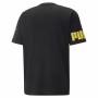 T-shirt med kortärm Herr Puma Power Summer Svart Unisex