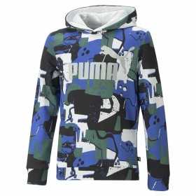 Kinder-Sweatshirt Puma Essentials+ Street Art Aop Blau