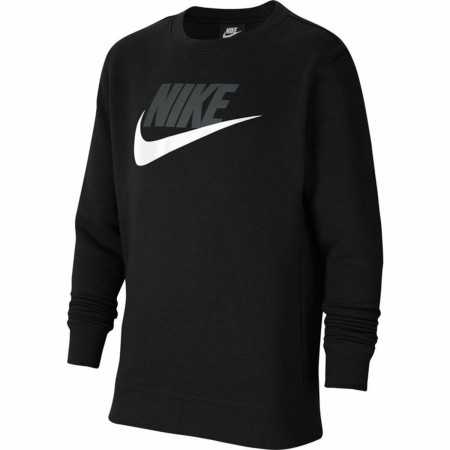 Children’s Sweatshirt without Hood Nike Sportswear Club Black