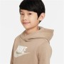 Children’s Hoodie Nike Sportswear Club Brown