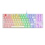 Gaming Tastatur Mars Gaming Azerty Französisch Weiß (Restauriert A)