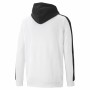 Sweat à capuche homme Puma Block X Tape Blanc Noir