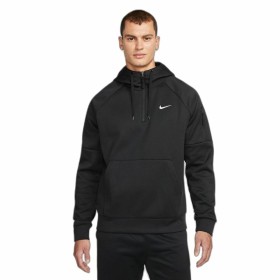 Herren Sweater mit Kapuze Nike Therma-FIT Schwarz
