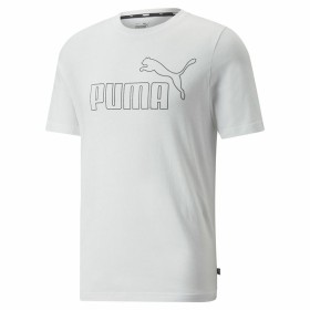 T-shirt Puma Essentials Elevated Vit Män