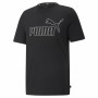 T-Shirt Puma Essentials Elevated Schwarz Herren