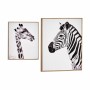 Bild Zebra Giraffe Spanplatte 41,2 x 51,5 x 2 cm (6 Stück)