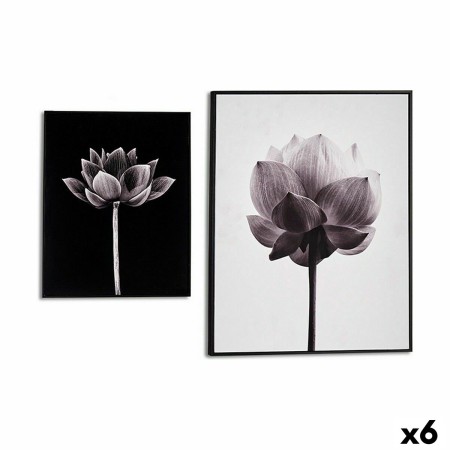 Tavla Blomster spånskiva 41,2 x 51,5 x 2 cm (6 antal)