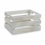 Decorative box White Aspen wood 26,2 x 13,2 x 15,8 cm (24 Units)
