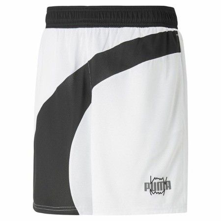 Short de Basket pour Homme Puma Flare Blanc