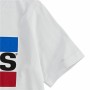 T-shirt med kortärm Barn Levi's Sportswear Logo Vit