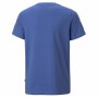 Jungen Kurzarm-T-Shirt Puma Essentials+ Street Art Grap Blau