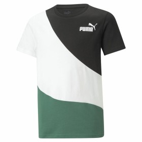 Jungen Kurzarm-T-Shirt Puma Power Cat B grün