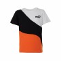 Jungen Kurzarm-T-Shirt Puma Power Cat Schwarz